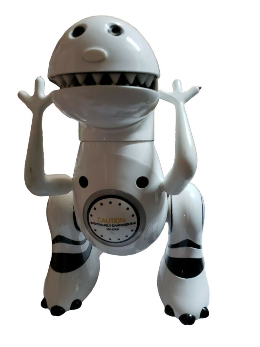2017 Remote Control White Black Big 12” Robotosaurus DX2R8 Dinosaur T-Rex Robot